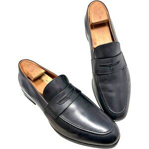 Wolf and Shepherd 9719 Ringer Calf‎ Leather Penny Loafers